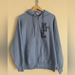 Mean Girls Musical Blue Hoodie – Size M